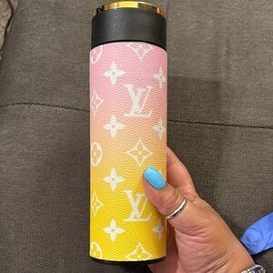 Gradient Pink and Yellow Tumbler